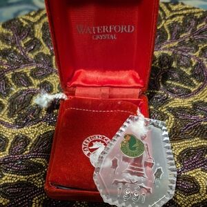 Waterford Crystal 1991 Ornament with Red Box